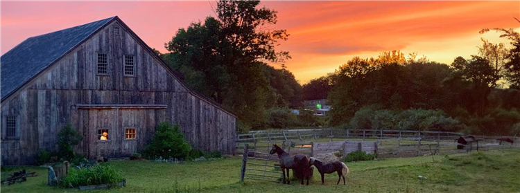 Sunset at Mill Falls Farm